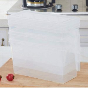 3 ltr Storage Containers | Storage Boxes/Lids Freezer Safe 3 Pcs 4.7L