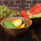 wooden fruit bowl Food Serve ware Dining Décor Absolute Beautiful With Your Kitchen