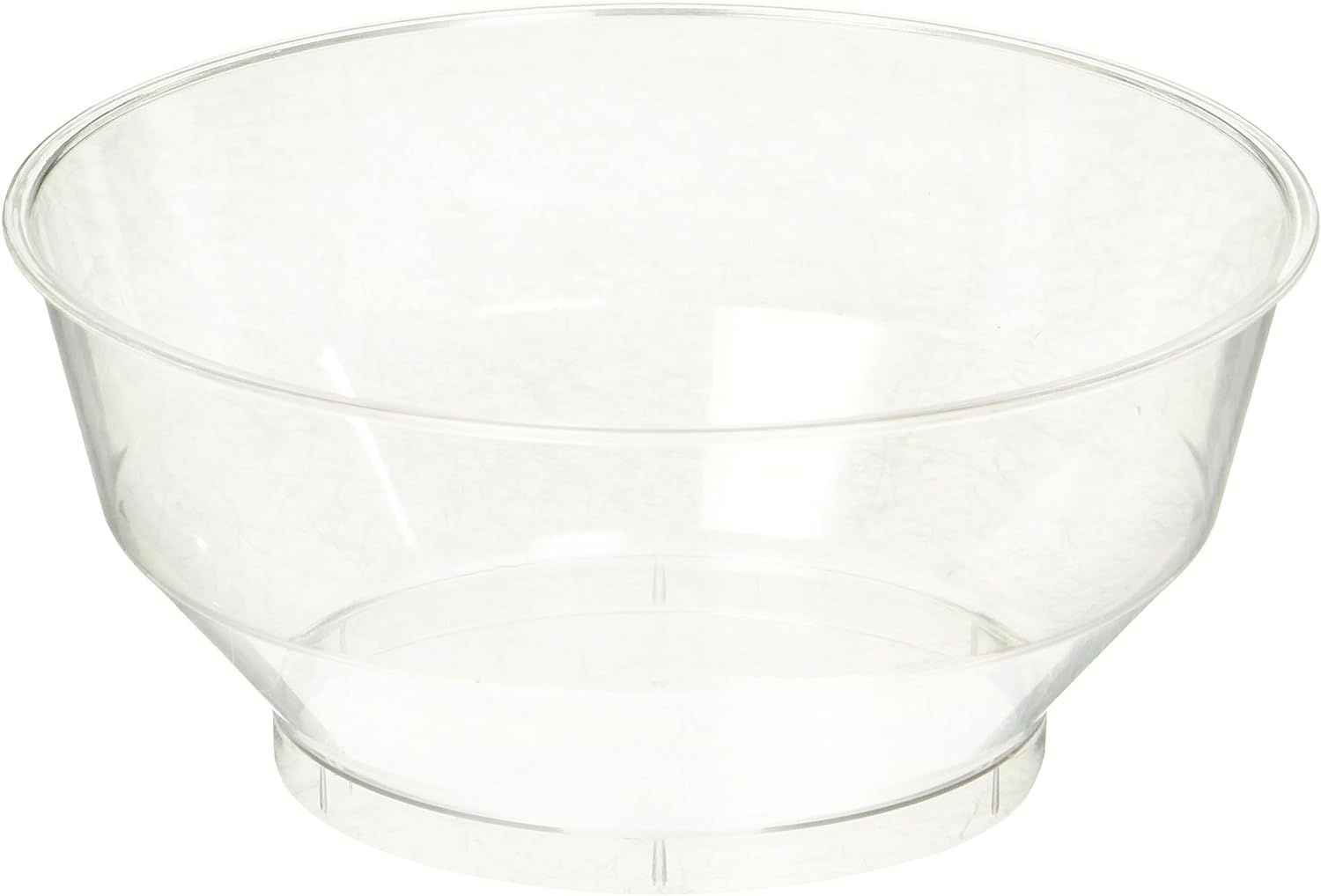 MiniWare Clear Plastic Stackable Bowls with Lids - 6 oz | Pack of 6