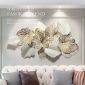 Home Decor Metal Wall Art Leaves Modern Large Wall Sculptures