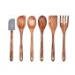 Wooden Spoons Kitchen Utensils Set for Cooking Baking, 6 Piece 13
