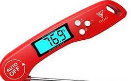 Instant-read digital food thermometer